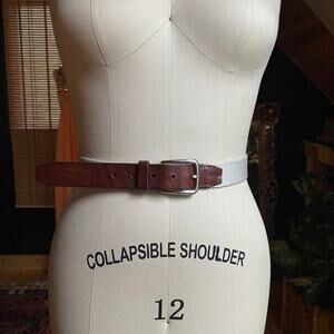 Leather Canvas Belt Nautica 38